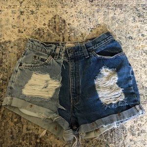 Custom Levi’s shorts